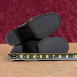 Stuart Weitzman Women Bethany Black Suede Square Toe Zip Fashion Boots sz 7