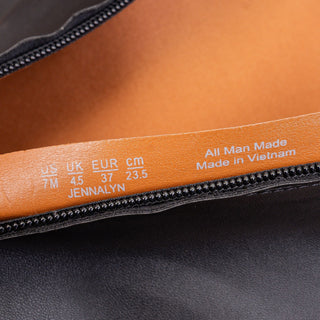 Franco Sarto Women Jennalyn Black Vegan Leather Kitten Heel Knee Boots sz 7