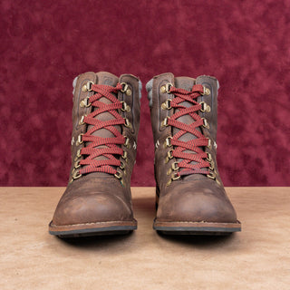 Kodiak Canada Women Fernie Brown Leather Waterproof Street Hiker Lace Boots 8.5