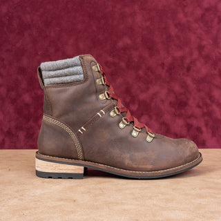 Kodiak Canada Women Fernie Brown Leather Waterproof Street Hiker Lace Boots 8.5