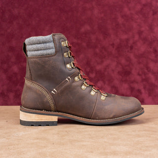 Kodiak Canada Women Fernie Brown Leather Waterproof Street Hiker Lace Boots 8.5