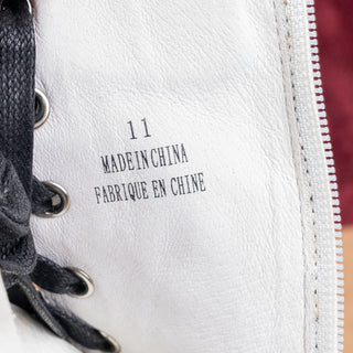 Jeffrey Campbell Wmn Viking Y2K 90s Retro Festival Party White Platform Boots 11