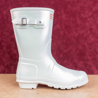 Hunter Wmn Short Nebula Gloss Rubber Wellies Festival Ankle Boots 11US EUR43