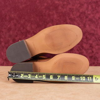 Linea Paolo Women Kamile Brown Leather Buckle Knee Riding Fashion Boots sz 9.5