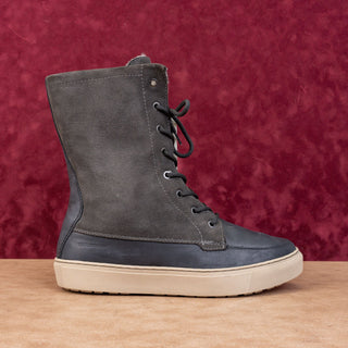 Cougar Women Donato Grey Stone Lace-up Fleece Lined Snow Boots sz 11