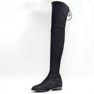 Stuart Weitzman Women Lowland Black Suede OTK fashion Boots size 8