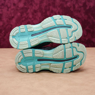 Asics Women Gel Nimbus 19 LIte Teal Grey Running Sneakers Shoes sz 7