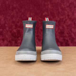 Hunter Women Play Short Speckle Rain Wellies Ankle Boots sz 11