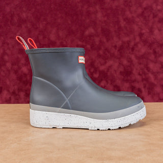 Hunter Women Play Short Speckle Rain Wellies Ankle Boots sz 11