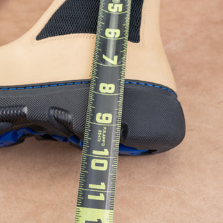 Burberry Men Creeper Custard Leather Chelsea Fashion Boots sz 9US EUR42