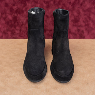 Paloma Barcelo Wmn Platform Festival Fashion Black Suede Zip Boots 7-7.5US EUR38