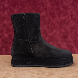 Paloma Barcelo Wmn Platform Festival Fashion Black Suede Zip Boots 7-7.5US EUR38