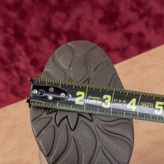 Born Women Albi Brown Leather Western Buckle Fashion Knee Boots sz 9.5