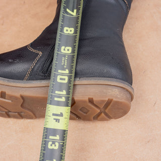 Remonte Wmn Shanice Black Vegan Leather Tex Folded Buckle Boots 8.5-9US EUR40