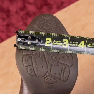 Korks Women Scarlet Vegan Leather Brown Leather Wide Calf Riding Tall boots 8.5