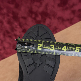 Sam Edelman Women Pam Black Suede Elastic OTK Zip Fashion Boots sz 6