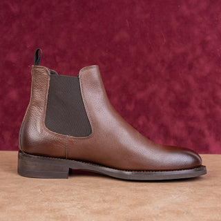 Adam Derrick by Boot NY Men Brown Leather Dress Chelsea Ankle Boots sz 7