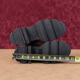 Steve Madden Women Esmao Black Leather Festival Platform Knee Boots sz 7