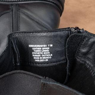 Steve Madden Women Esmao Black Leather Festival Platform Knee Boots sz 7