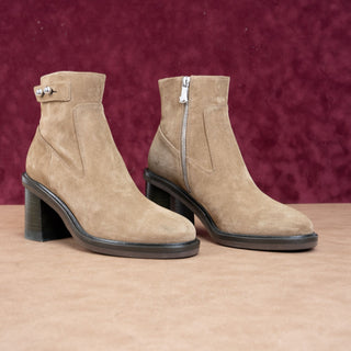rag&bone Women Soren Tan Moto Biker Fashion Ankle Boots sz 6US EUR36.5