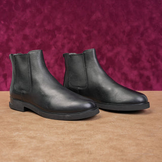 Camper Women Bowie Black Leather Chelsea Dress Fashion Boots size 7US EUR 37