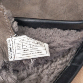 UGG Women Belcloud Shearling Lined Waterproof Suede Leather Knee Boots 5.5