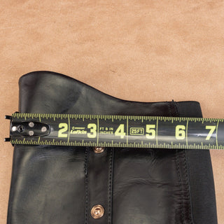 Lucca Lane Wmn Marella Brown Black Leather Riding Equestrian Buckle Boots sz 6.5