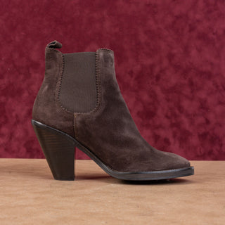 AllSaints Women Evering Western Dark Brown Chelsea Ankle Boots sz 9.5-10US EUR40