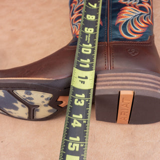 Ariat Women Gillette Brown Western Cowboy Square Toe Boots sz 9