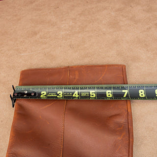 Linea Paolo Women Kamile Brown Leather Buckle Knee Riding Fashion Boots sz 7.5