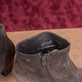 Paul Green Women Brown Suede Zip Ankle Summer Western Boots sz 10.5US UK8