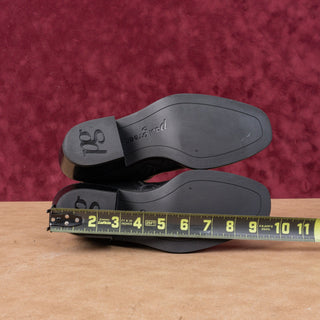 Paul Green Women Moto Biker Harness Black Leather Zip Ankle Boots sz 6.5US UK 4