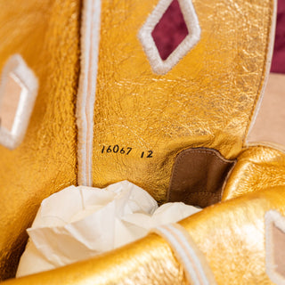 Ariat Women Starlight Brown White Leather Western Cowboy Mid Calf boots sz 8.5US