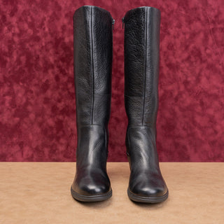 Clarks Women Tallarah Black Leather Zip Comfortable Wedge fashion boots sz 10