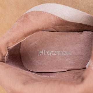 Jeffrey Campbell Maximal Lo Vintage 90s Fashion Square Toe Pink Boots size 10