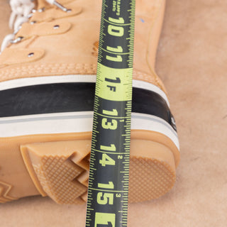 Sorel Women Joan of Artic Tan Faux Fur Waterproof Snow Winter Boots size 12