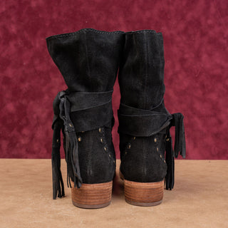 See By Chloe Women Modern Boho Western Festival Cottage Suede Boots 7.5US EUR38