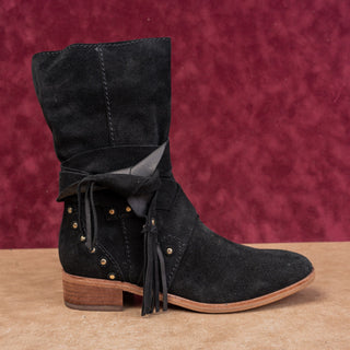 See By Chloe Women Modern Boho Western Festival Cottage Suede Boots 7.5US EUR38