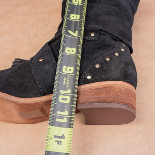 See By Chloe Women Modern Boho Western Festival Cottage Suede Boots 7.5US EUR38