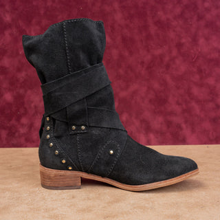 See By Chloe Women Modern Boho Western Festival Cottage Suede Boots 7.5US EUR38