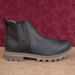 Sorel Men Mad Brick Waterproof Black Leather Chelsea Boots sz 10
