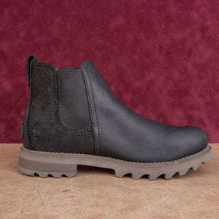 Sorel Men Mad Brick Waterproof Black Leather Chelsea Boots sz 10