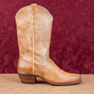 Cleo + Wolf Women Ivy Western Cowboy Brown Leather Square Toe Boots sz 10