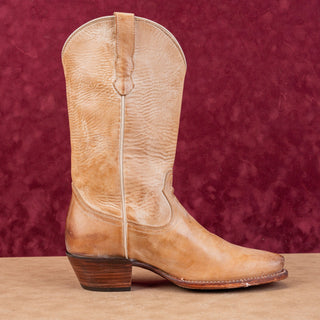 Cleo + Wolf Women Ivy Western Cowboy Brown Leather Square Toe Boots sz 10