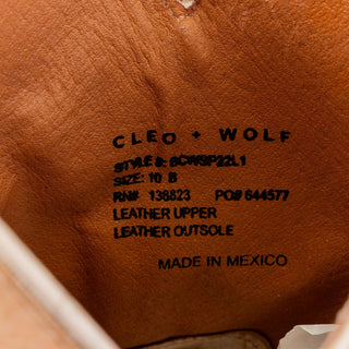 Cleo + Wolf Women Ivy Western Cowboy Brown Leather Square Toe Boots sz 10