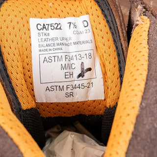 Carolina Men Logger Comp Toe Brown Leather Waterproof Work Vibram Boots 7.5