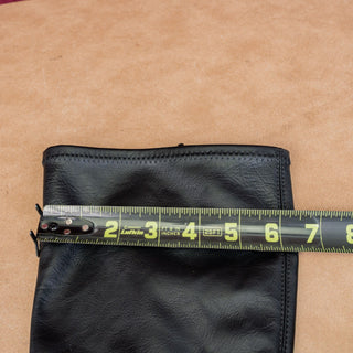 Vagabond Women Black Leather Zip Fashion Square Toe Retro Knee Boots 7US EUR37