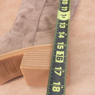 Splendid Women Vivie Sand Fabric Cottage Boho Fashion Knee Boots sz 8