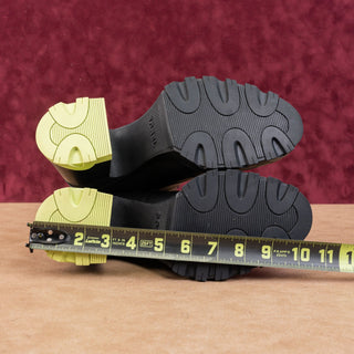 Sorel Women Brex Waterproof Green Black Leather Platform Chelsea Boots sz 8.5