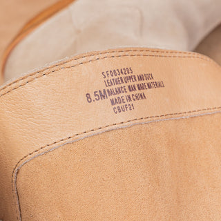 Sofft Women Sharnell Taupe Suede Back Lace-up Rust Suede Riding Boots sz 8.5